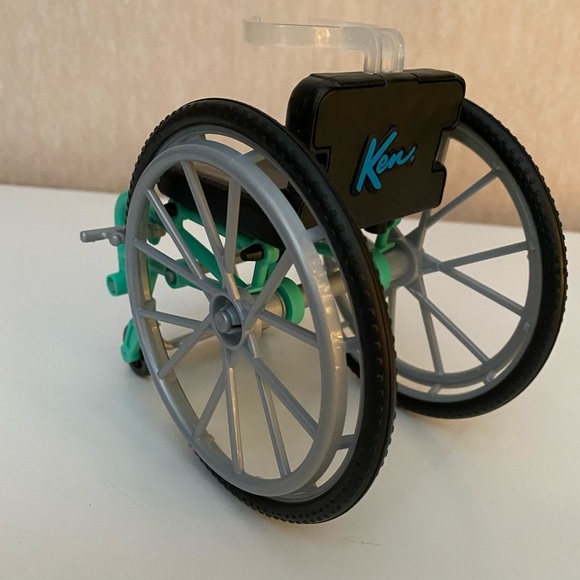 Barbie Doll Red + Green Wheelchair and Purple Ramp For 11” Dolls- See Pi… - Picture 10 of 15